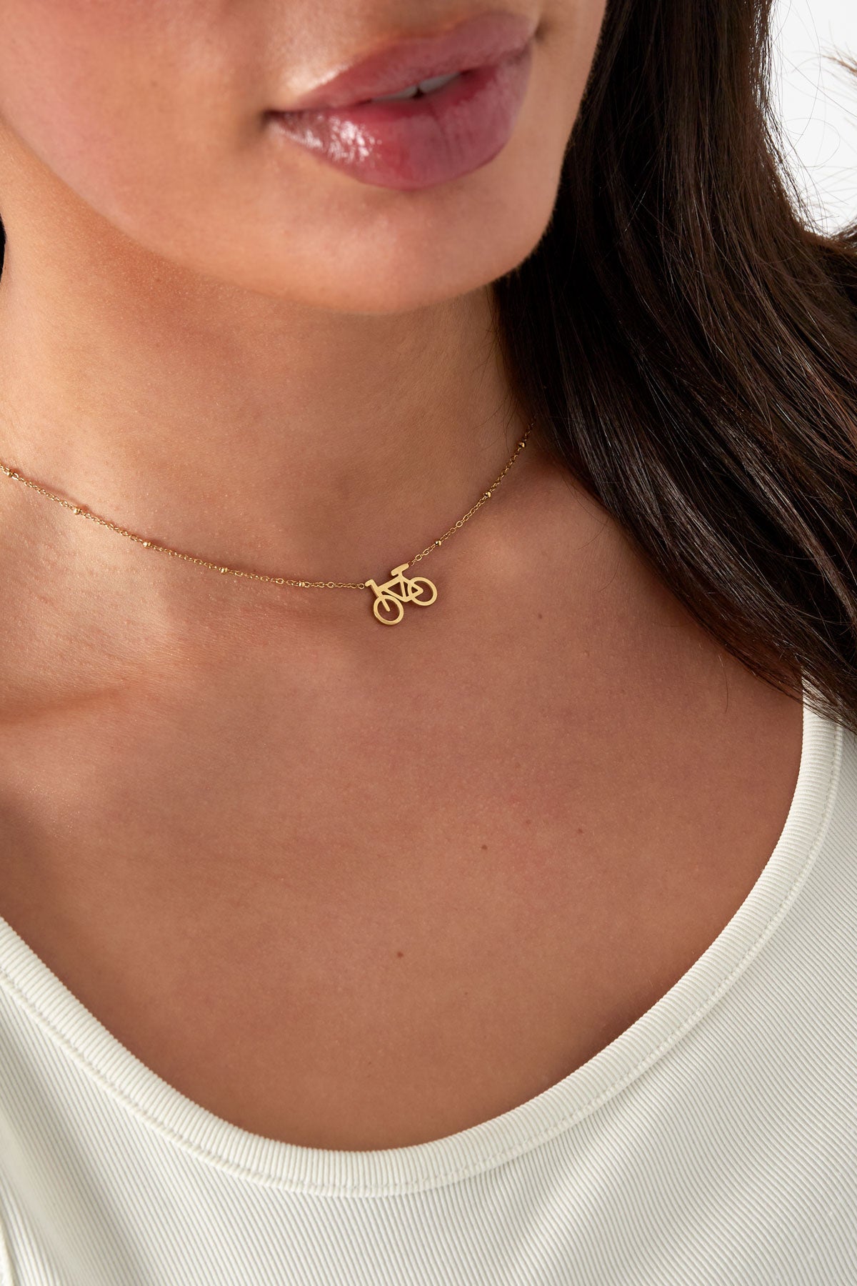 cycle chic necklace