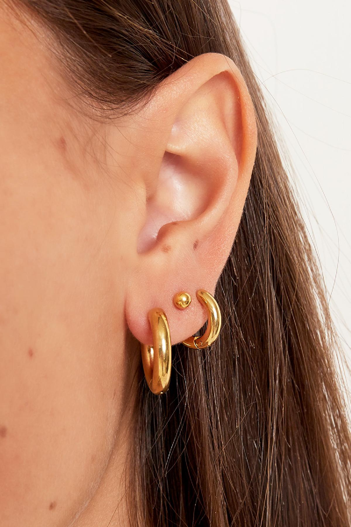 Basic hoop earrings - mini Stainless Steel