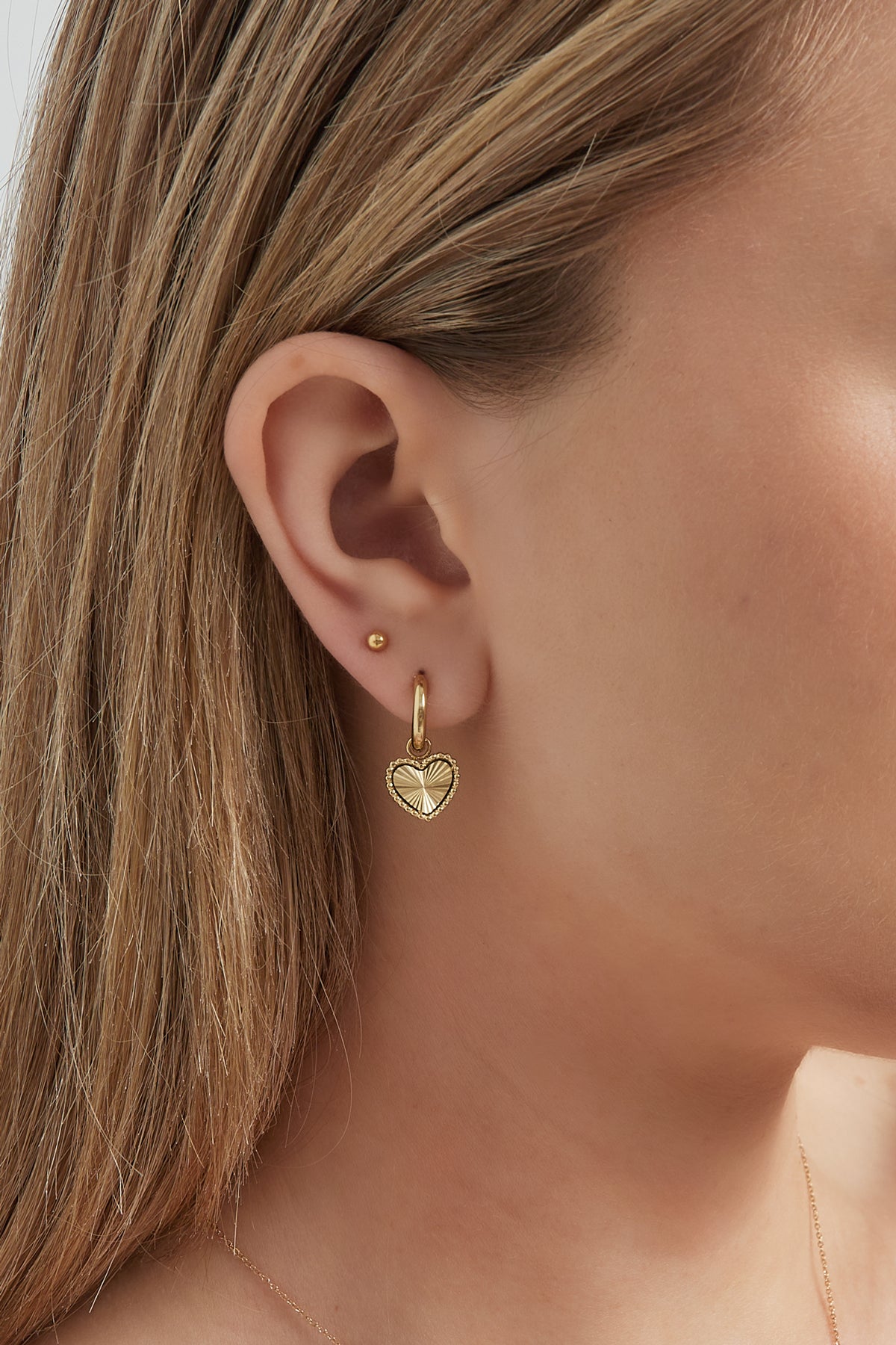 earrings hearts hope