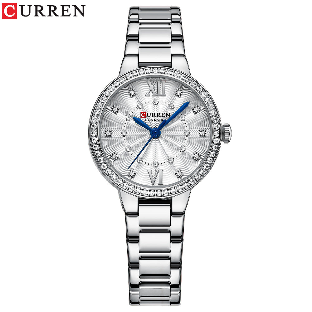 Ladies Watch Fashion Steel Band Watch Casual Ladies Watch
