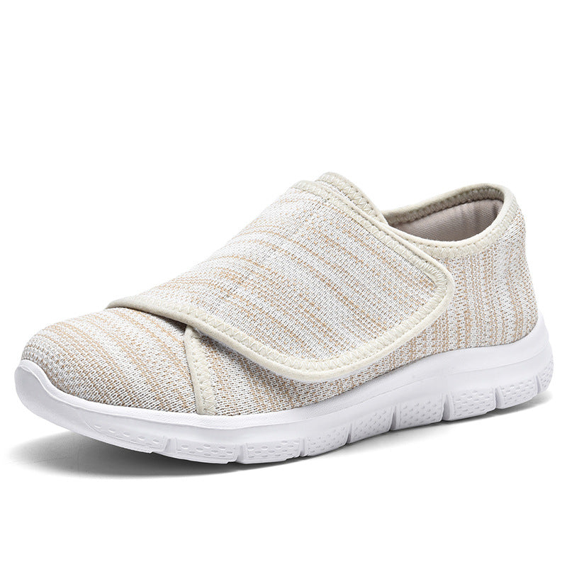 Mesh lightweight breathable Velcro women's shoes casual single shoes comfortable sports shoes for women