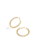 Copper Hoop Earrings Geometric Elegant Christmas Luxurious Series Women's jewelry
