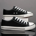 Lace Up Round Toe Canvas Sneakers