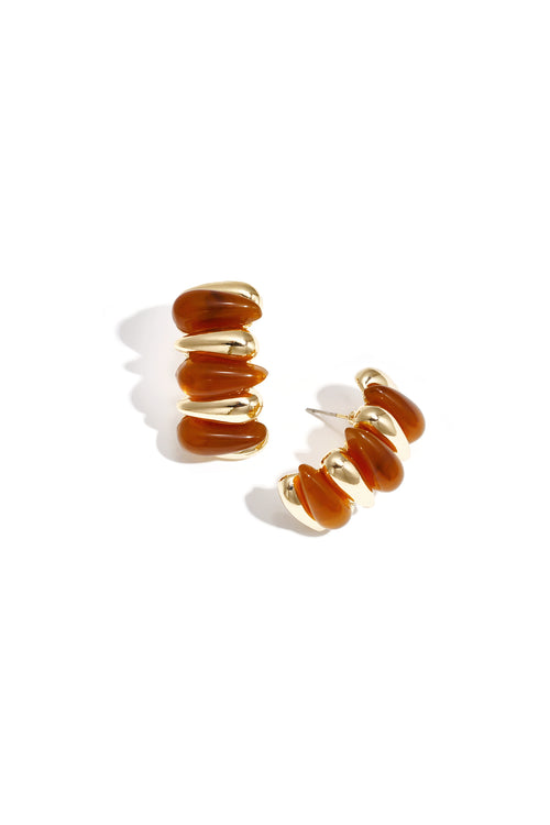 Alloy Stud Earrings Irregular Shape Casual Daily Simple Series Women's jewelry