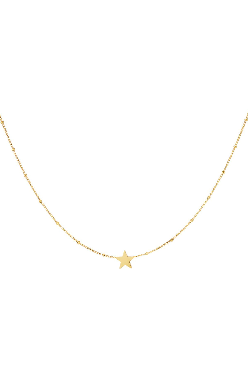 stainless steel necklace star 