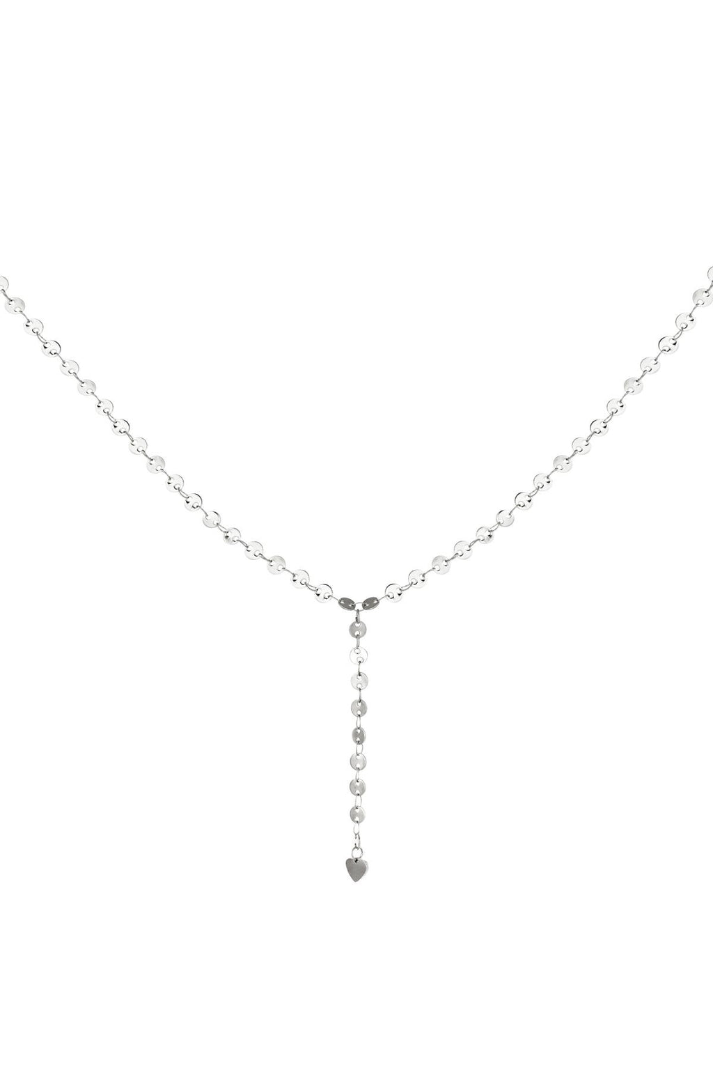 stainless steel y-chain necklace