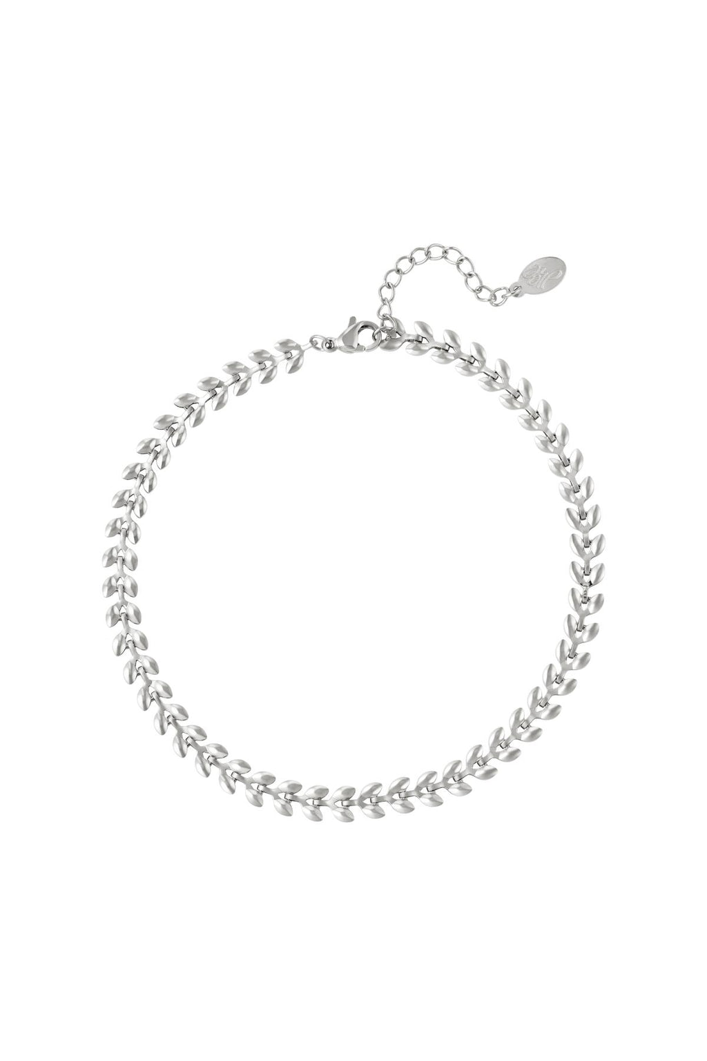 Anklet leafs Gold Color Stainless Steel