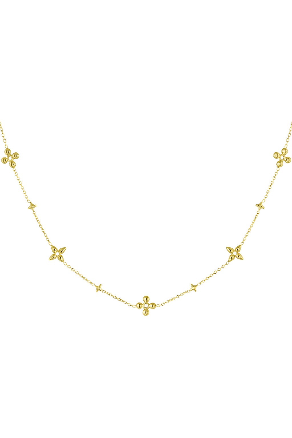 flower party necklace