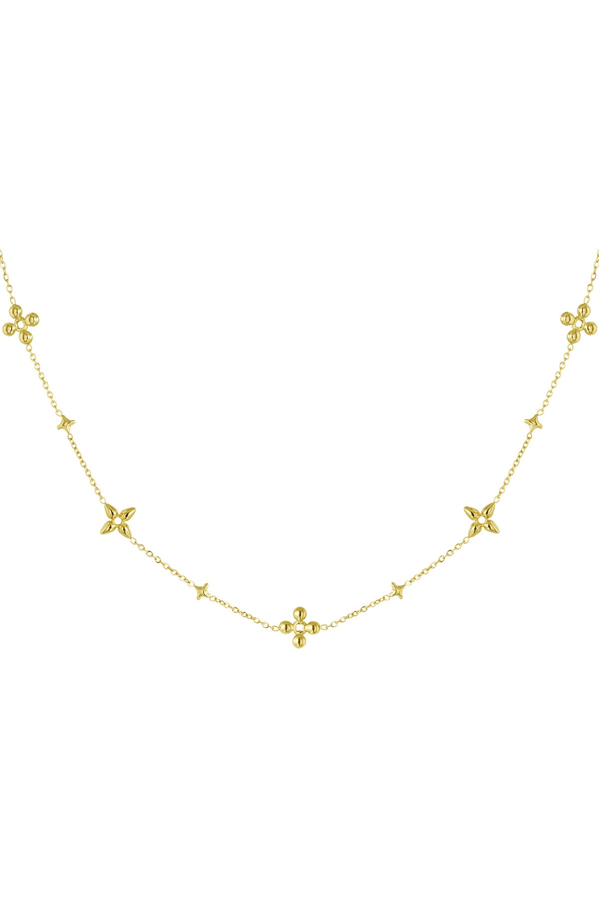 flower party necklace