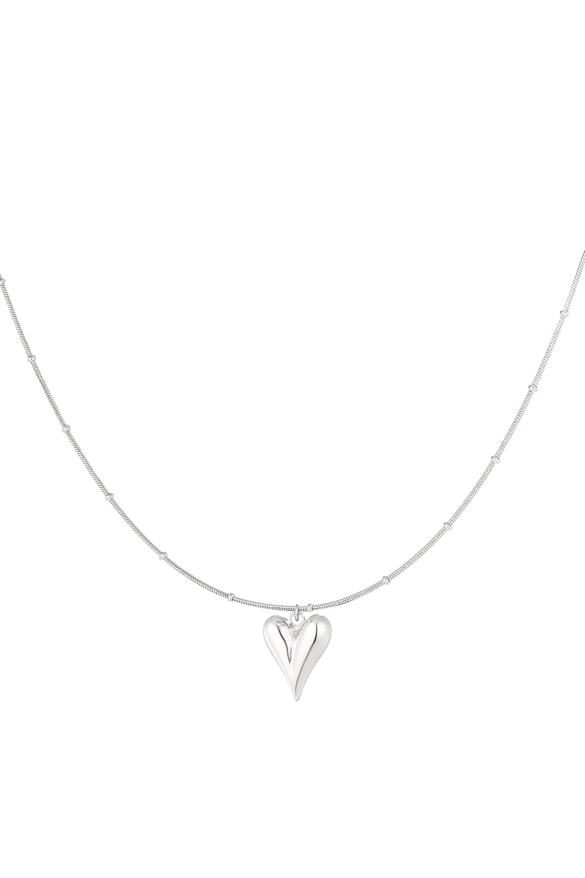 Ball necklace with iconic heart medium