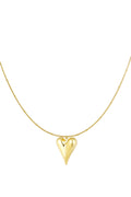 ball chain with iconic heart large