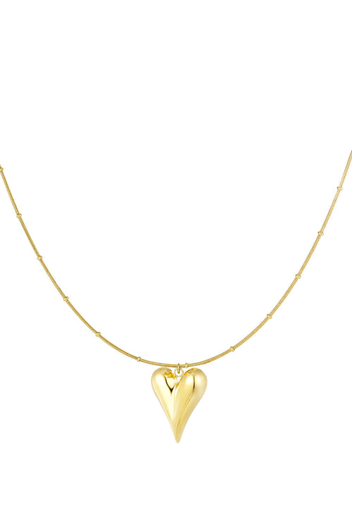ball chain with iconic heart large