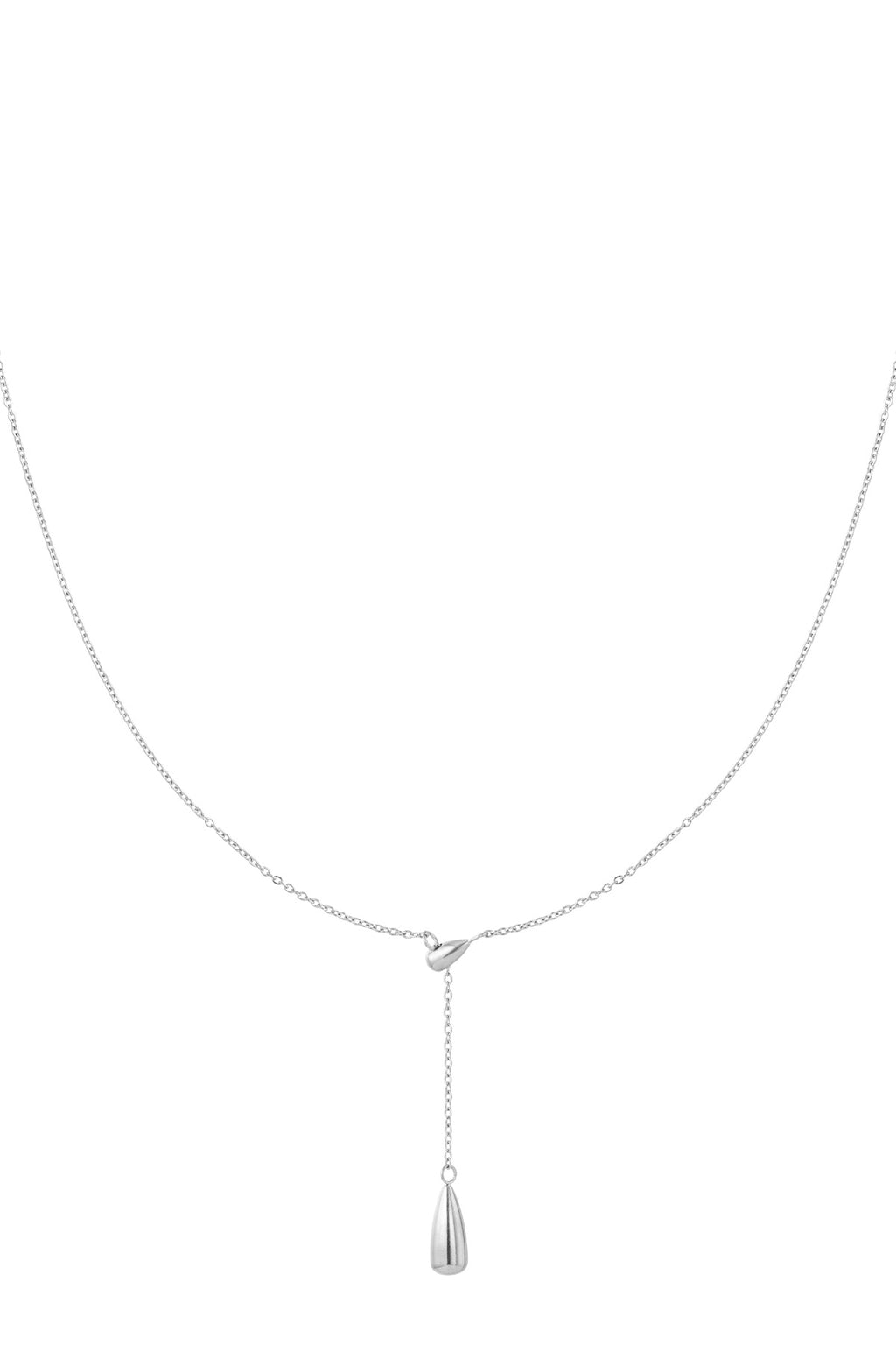 necklace with drop charm
