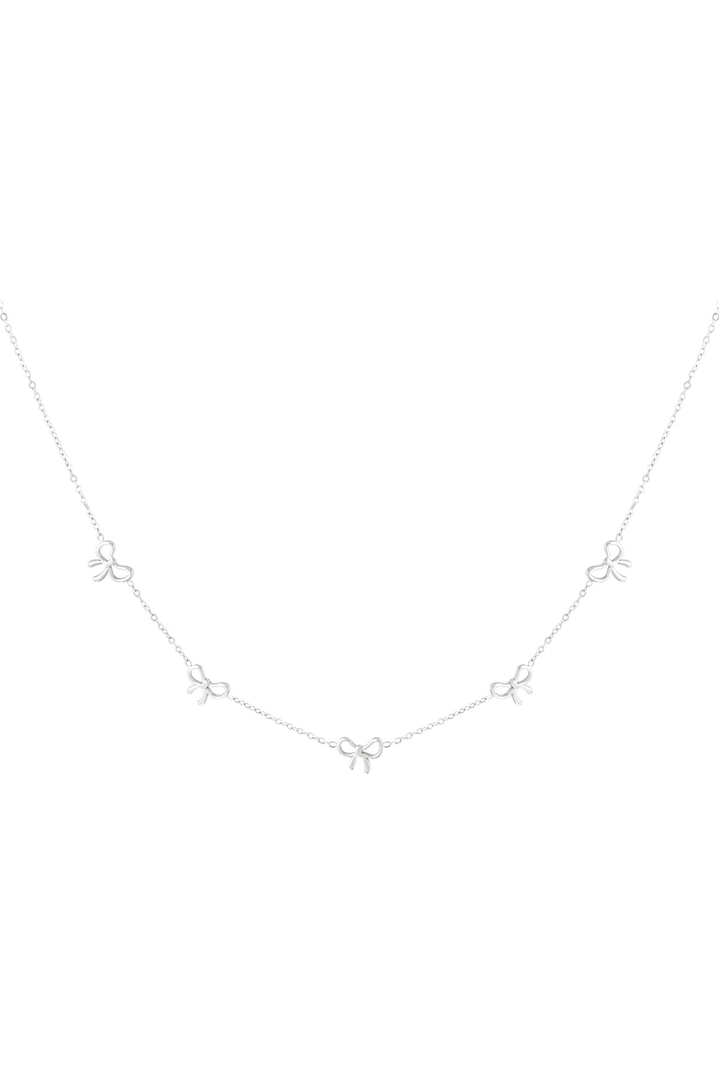 charming bows necklace