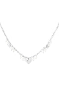 hearts & pearls necklace