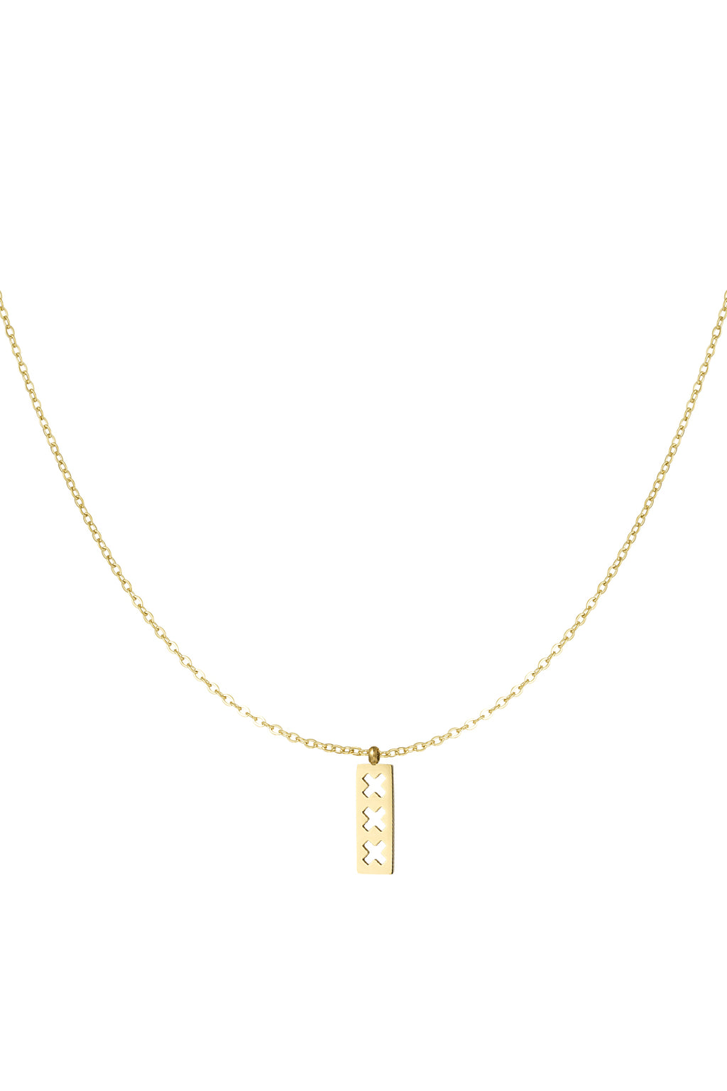 trio x necklace