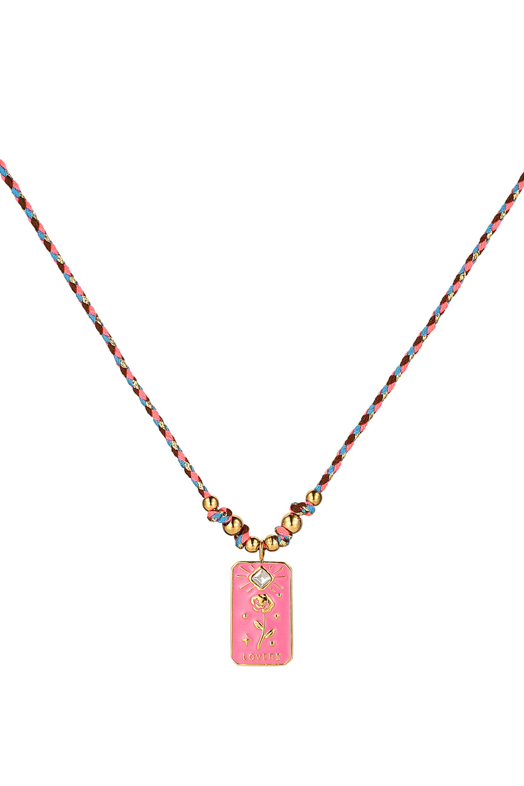 Necklace roses & roll