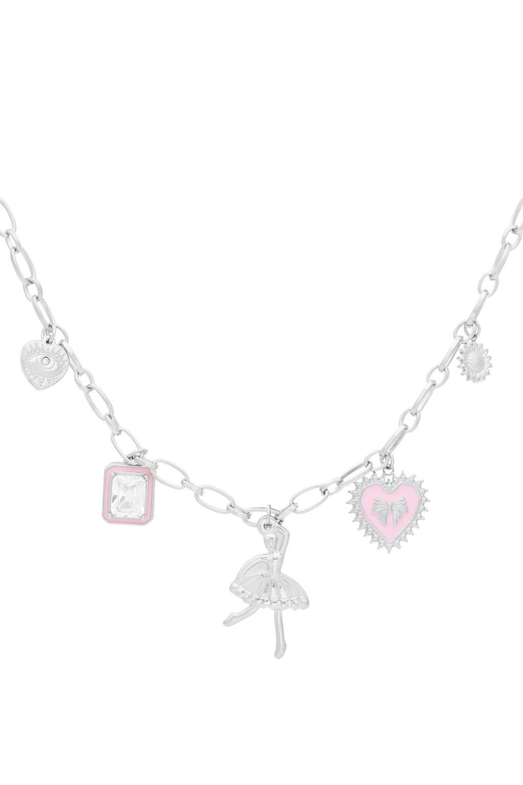 charm necklace colorful dancer