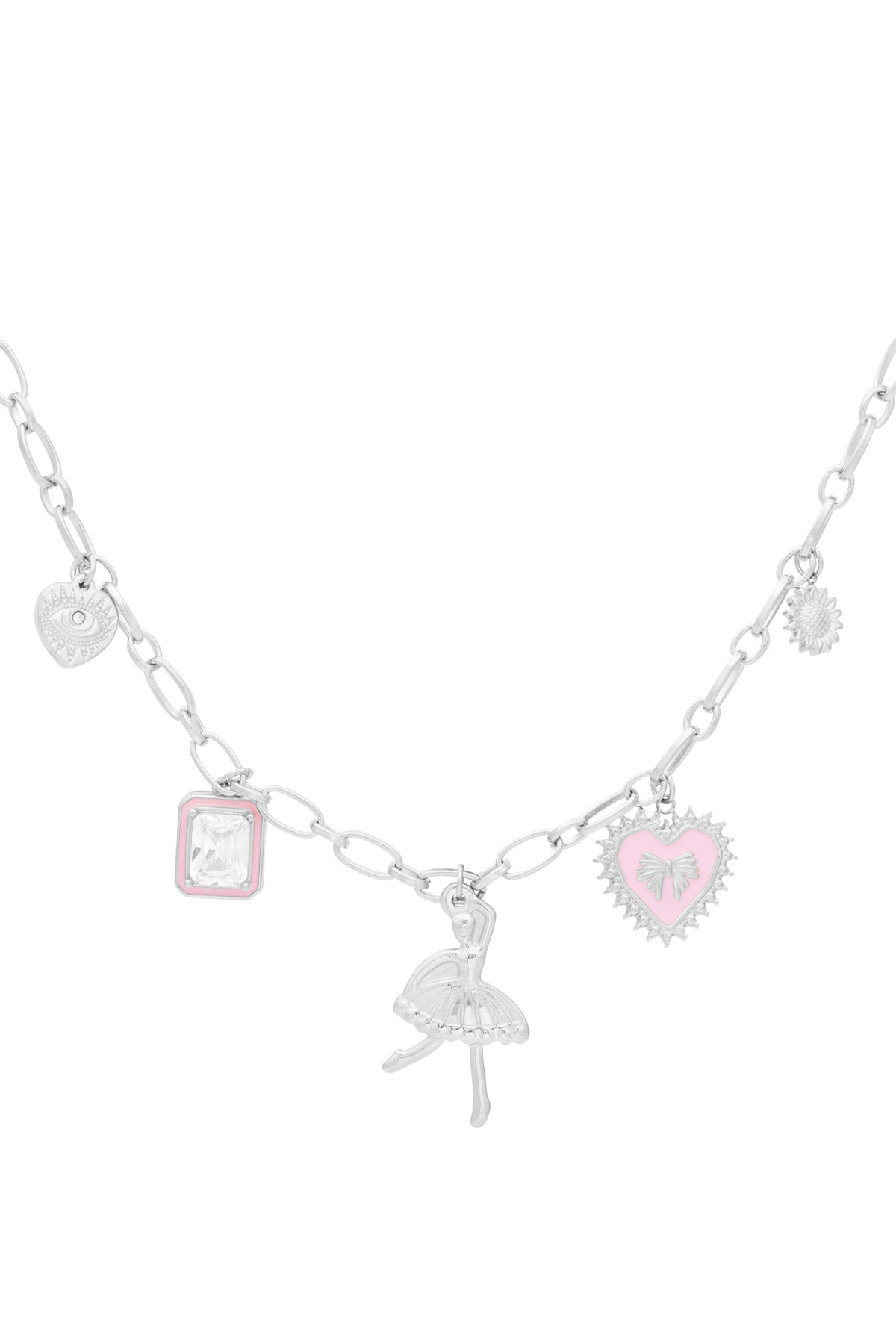 charm necklace colorful dancer