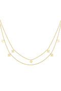 double clover necklace