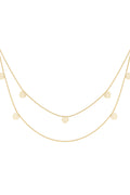 double heart necklace