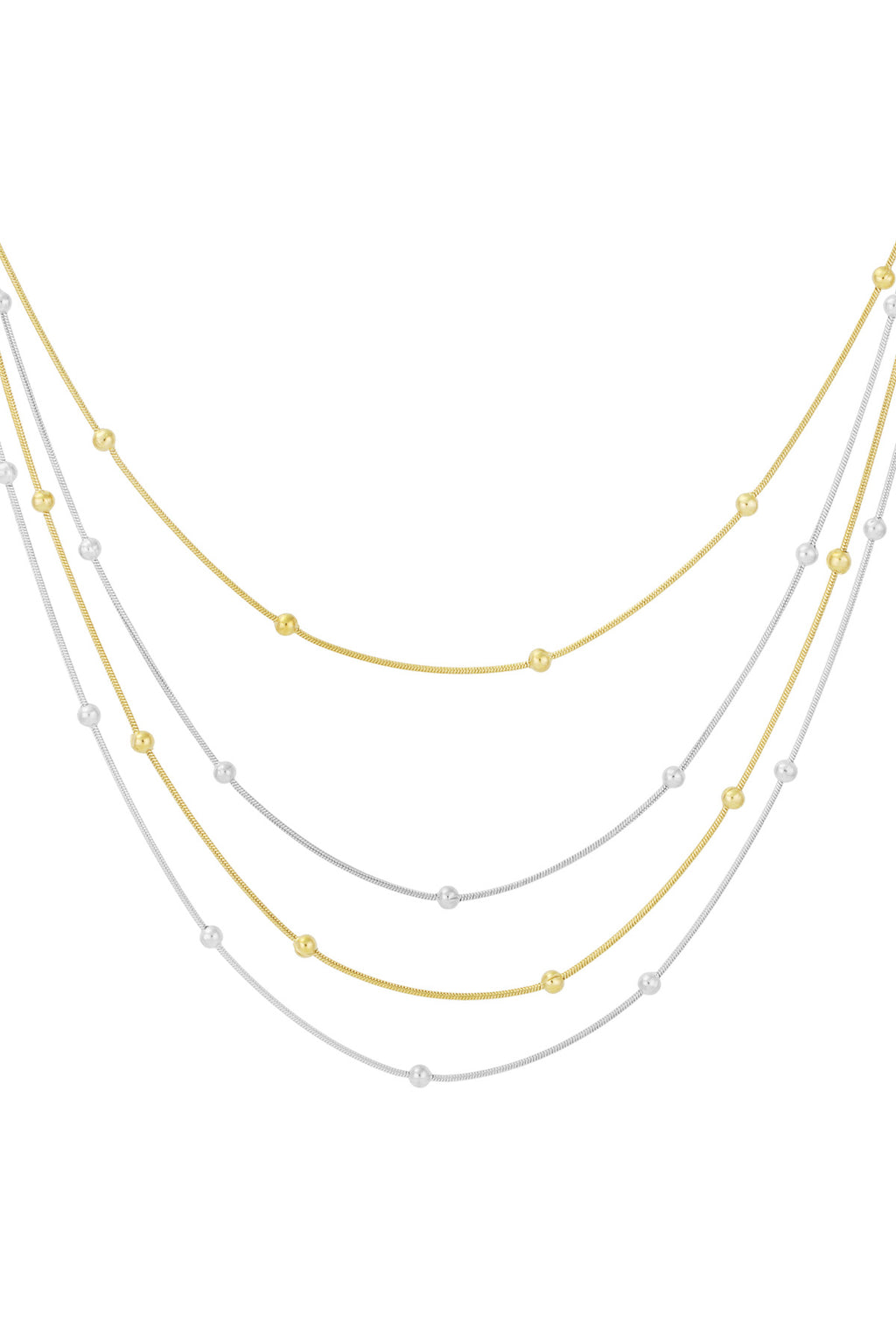 dotty layers necklace
