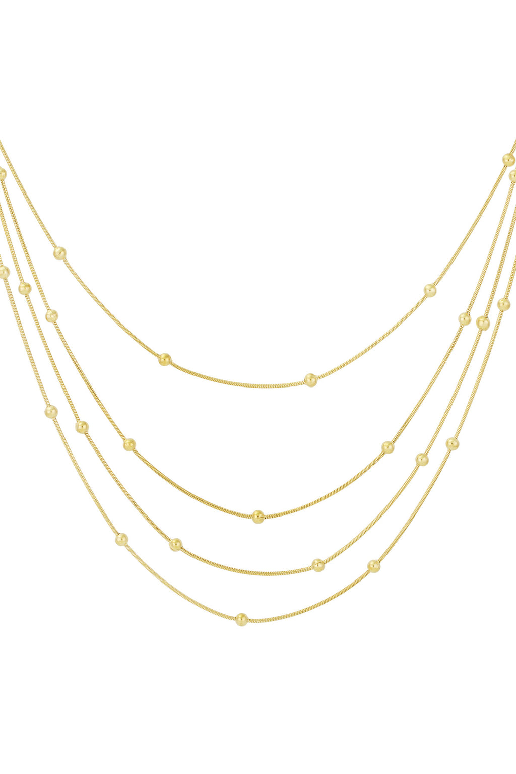 dotty layers necklace