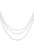 layered textures necklace