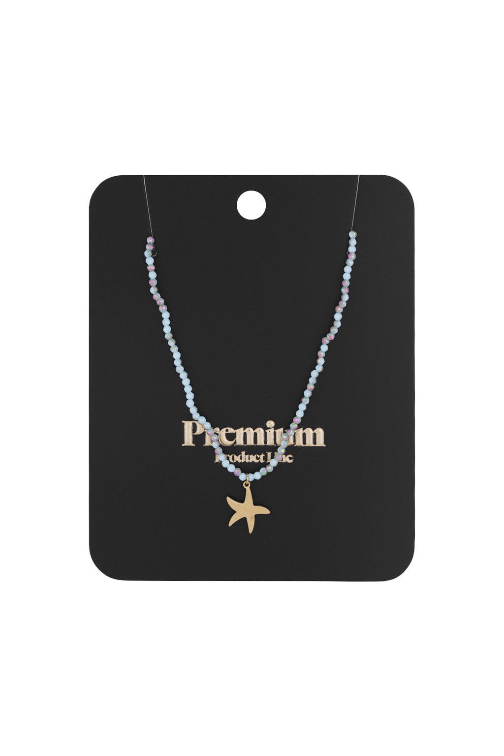 Necklace colorful starfish