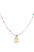 Colorful sunshine necklace - Multi