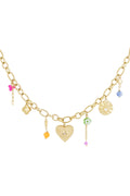 charm necklace eye wedge