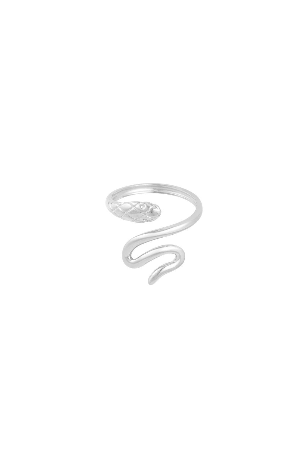 Ring dazzle snake - Silver Color color