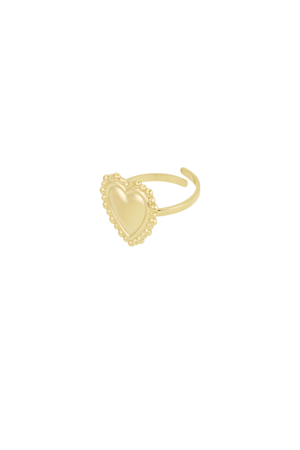 bubble heart ring