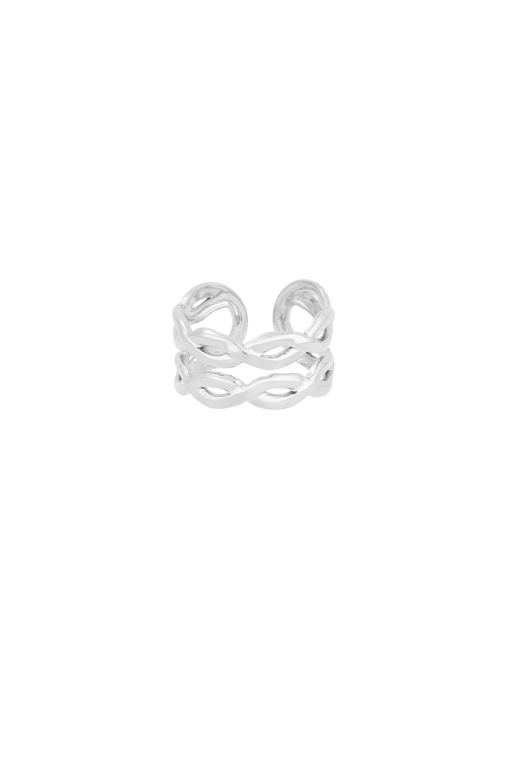 layered swirl ring