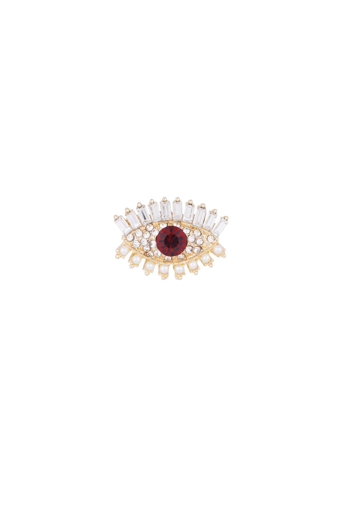 wondering eye brooch
