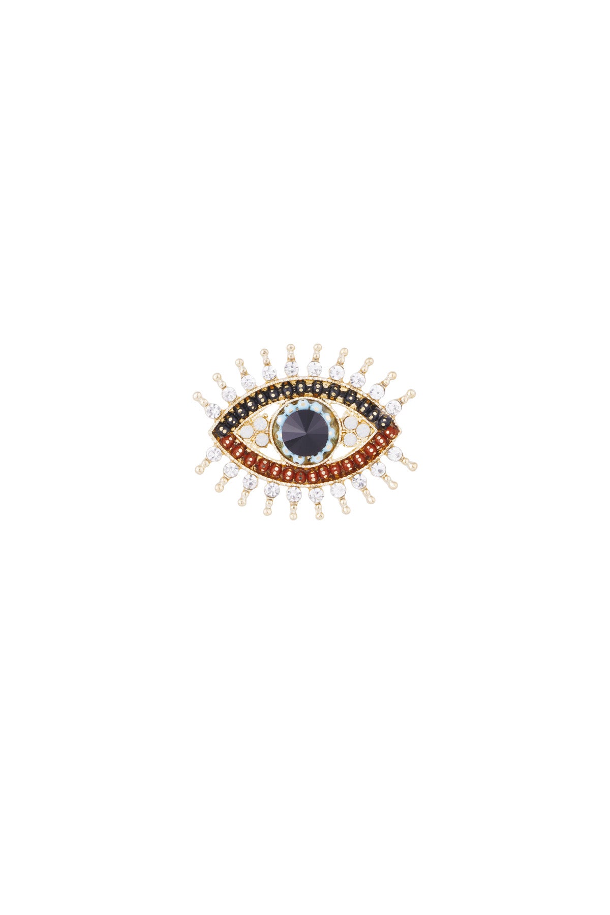 charming eye brooch