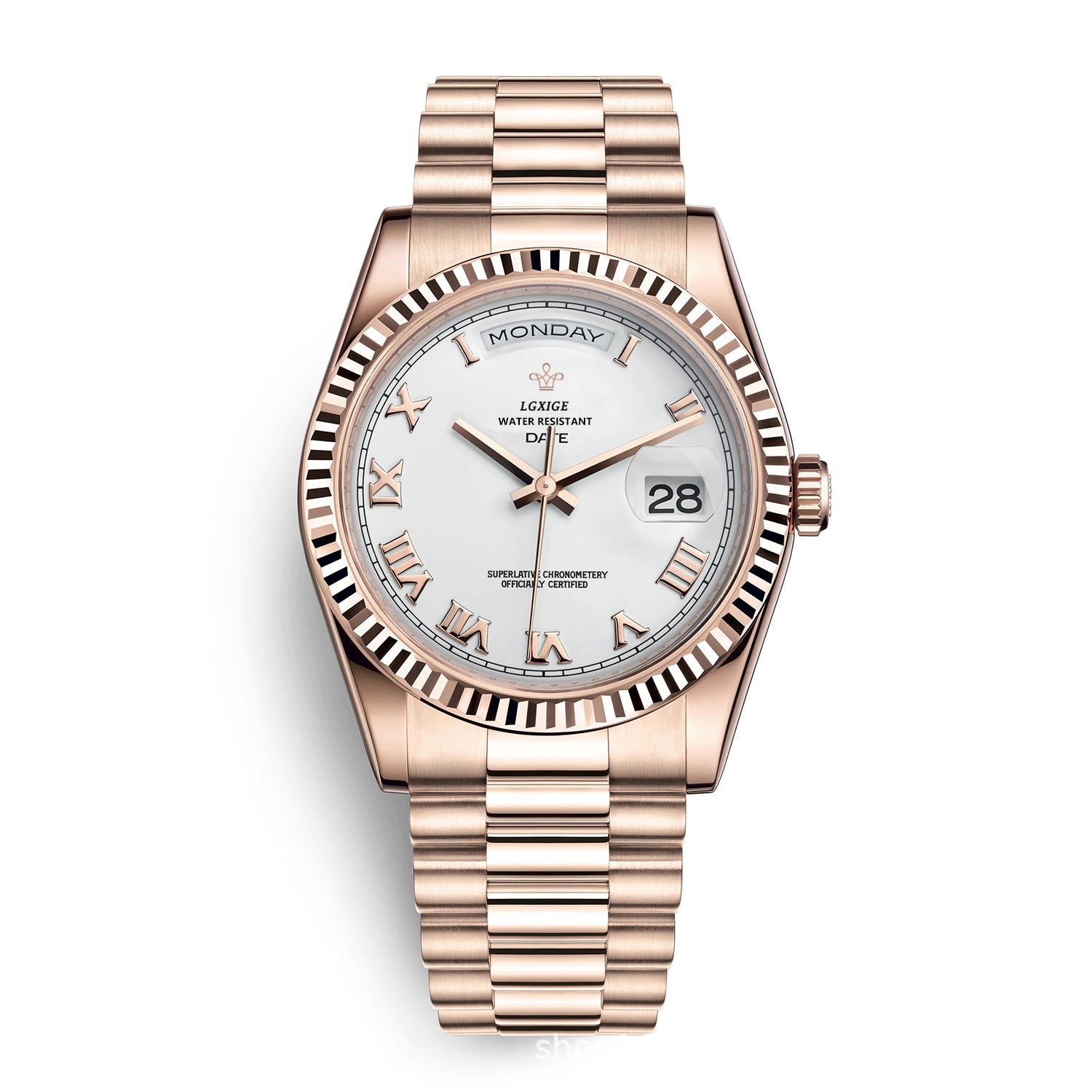 Fashion Style + Brand + Classic Sunday Calendar Watch + Men's Quartz Watch + Waterproof Wristwatch