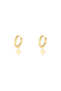 Earrings Spark Gold Color Stainless Steel