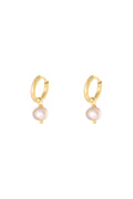 Earrings Pearl Of The Sea Grey Stainless Steel