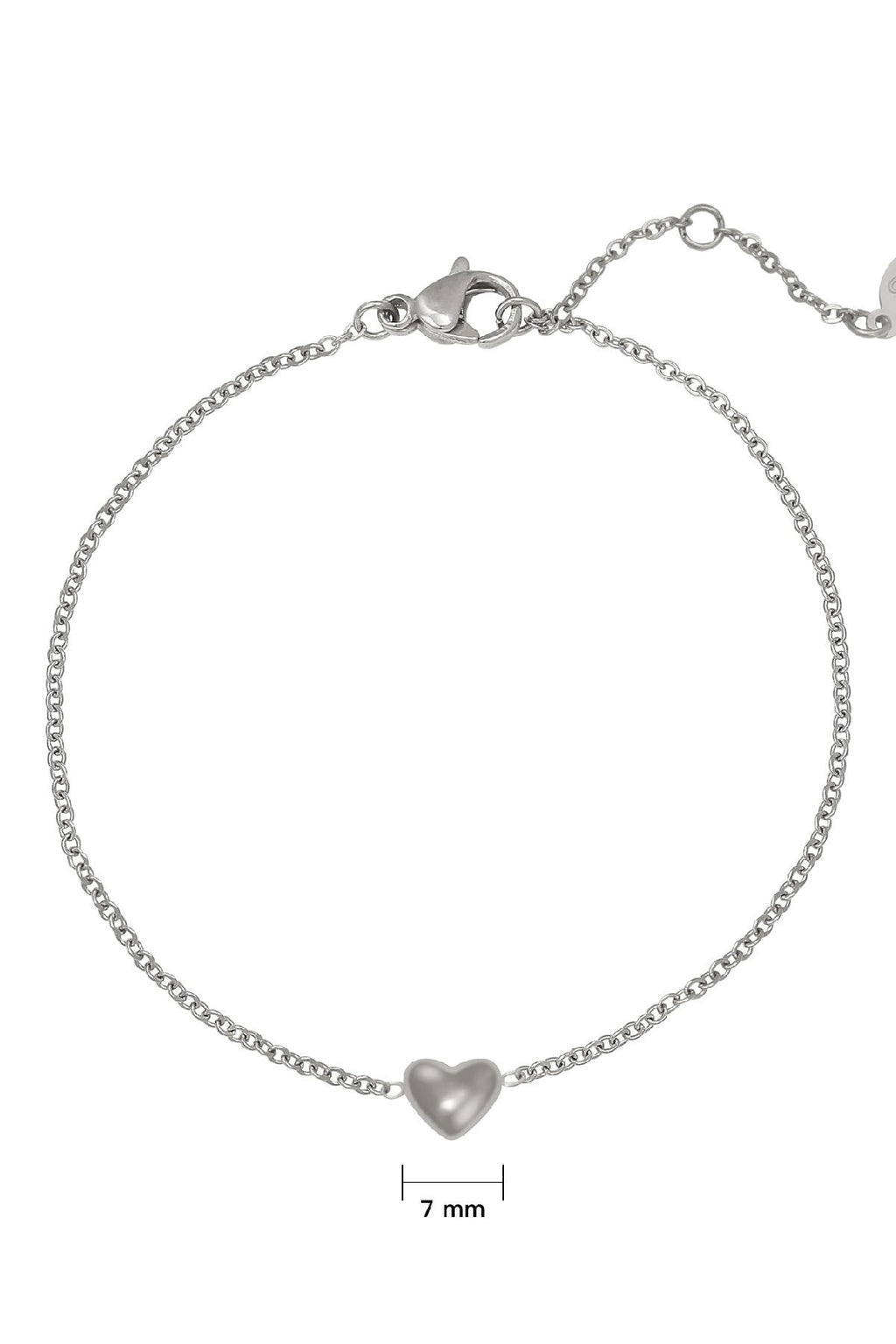 Bracelet Always in my Heart Silver Color Stainless Steel