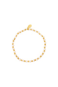 Bracelet pearls Gold Color Stainless Steel