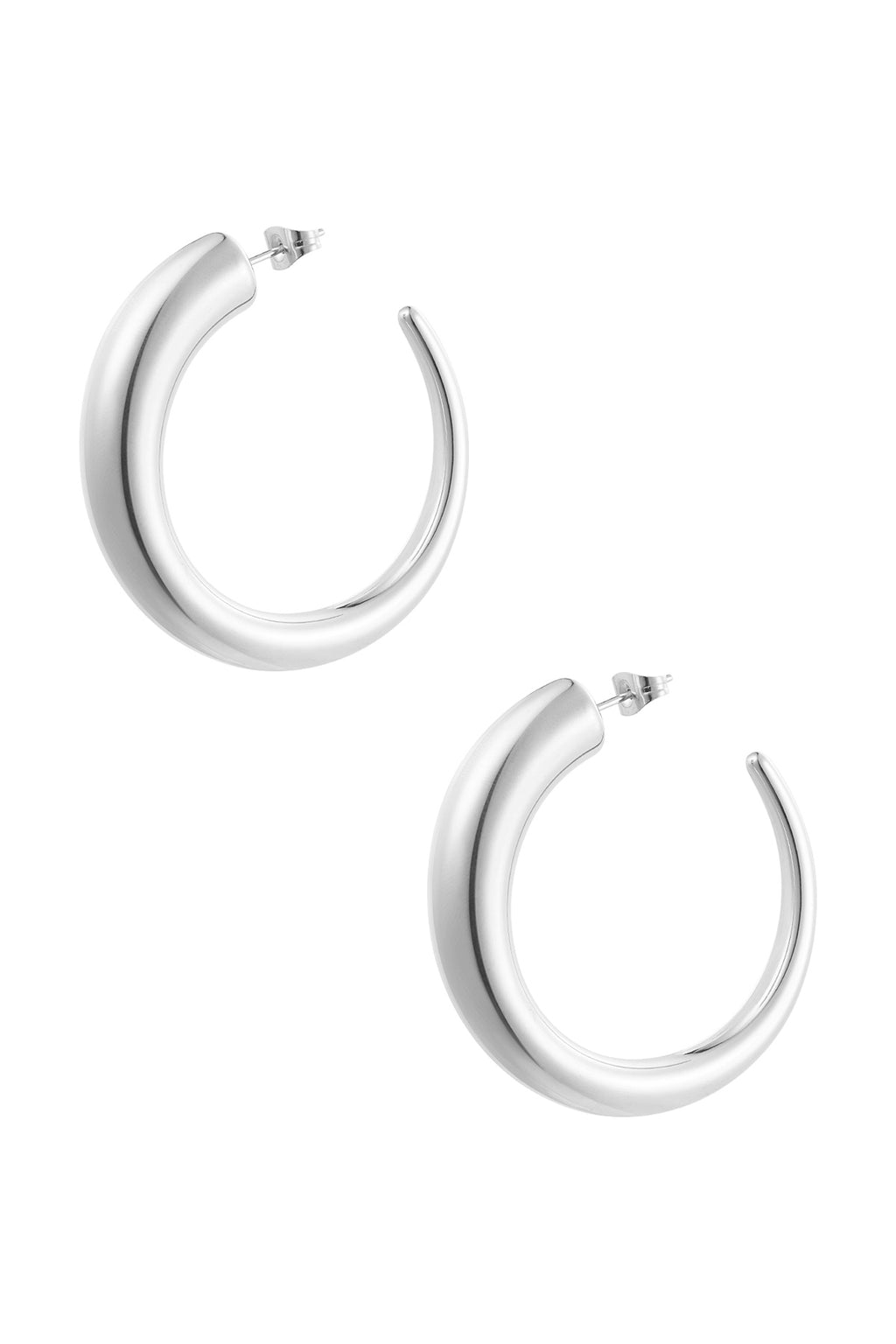 earrings round matte