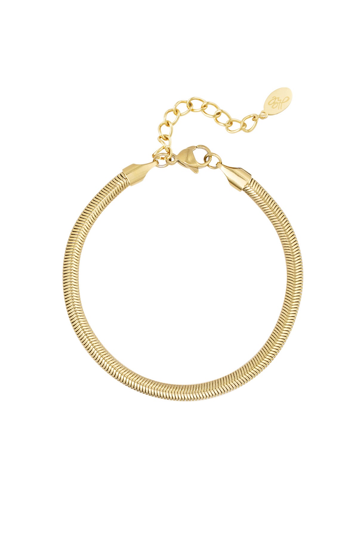 Bracelet flat herringbone narrow - 4.0MM