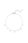 Classic bracelet with shell charms - Silver Color color