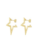 half star earrings