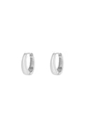 Graceful mini hoops earrings - Silver Color color