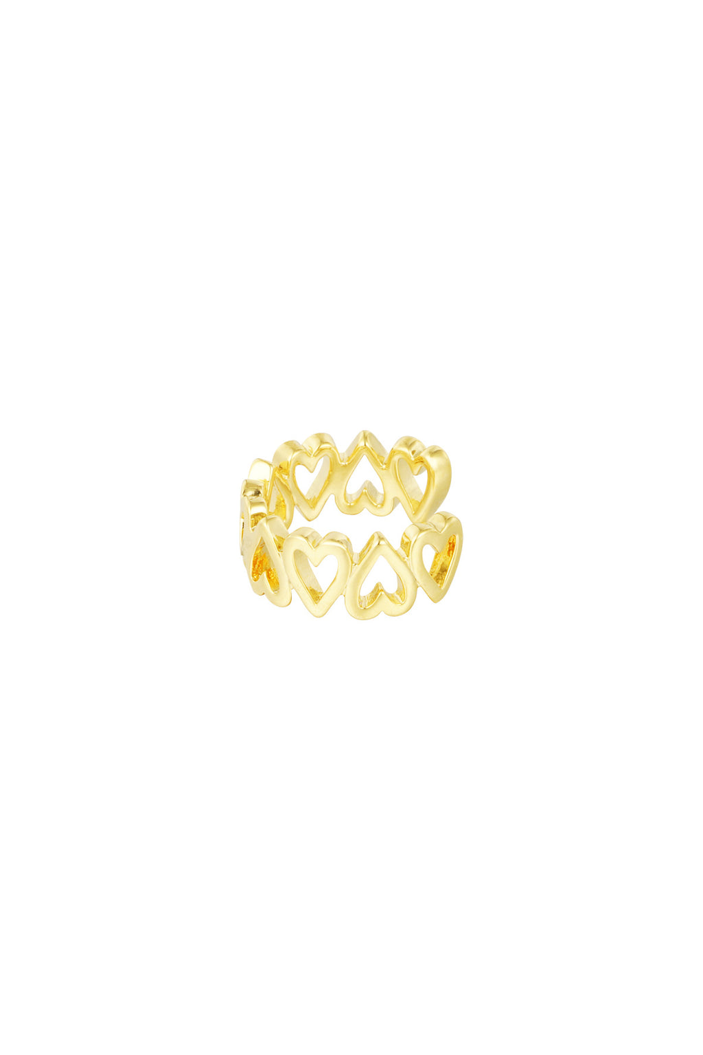 Earcuff Heart Bliss - Silver Color color