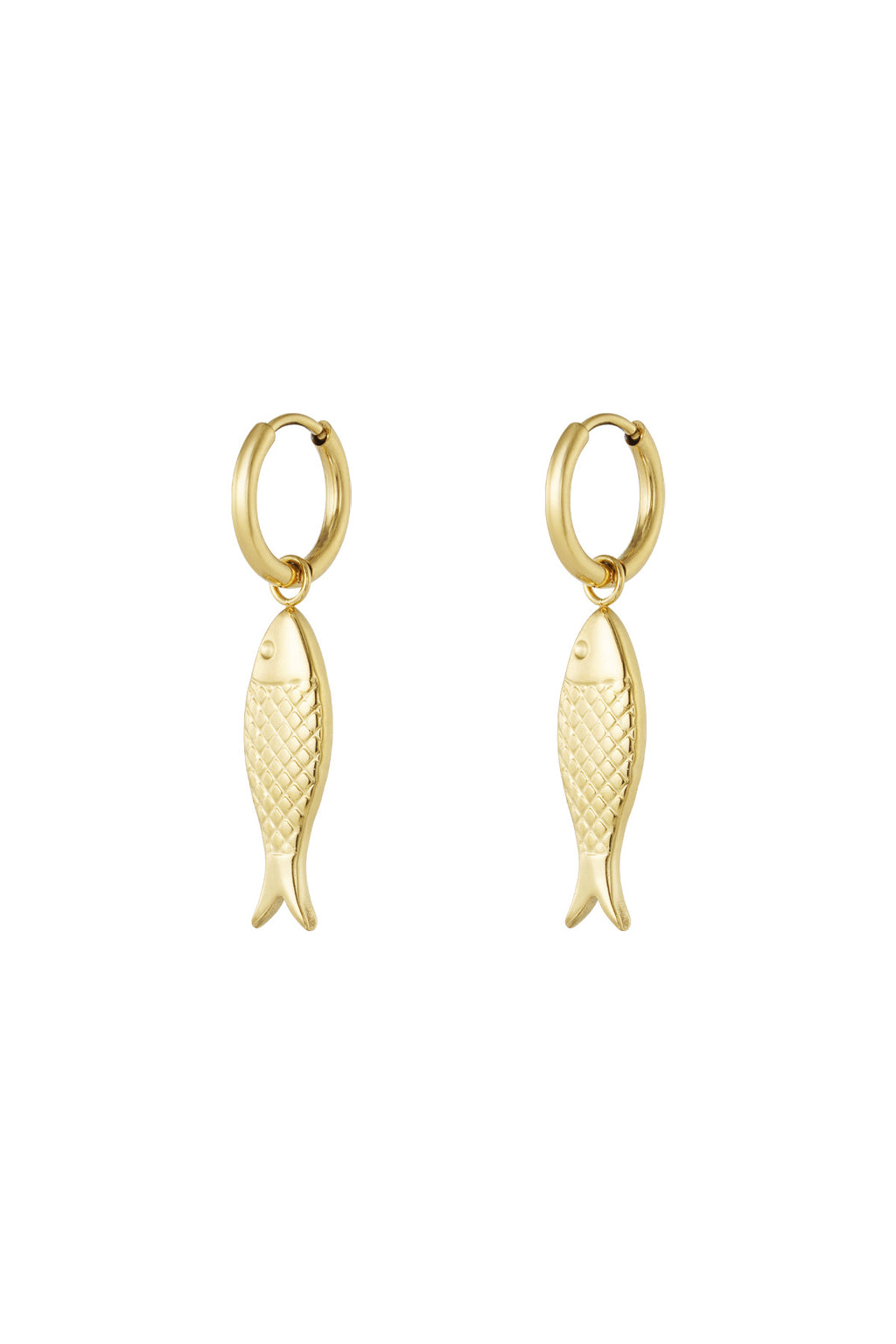 fish charm earrings