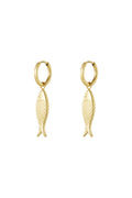fish charm earrings