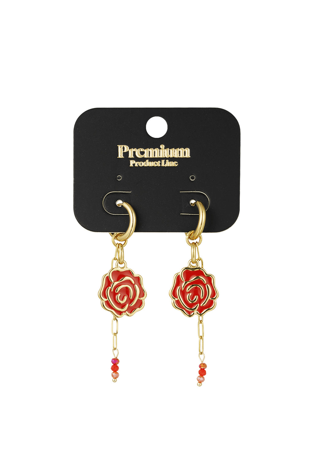 Earrings sweetheart rose